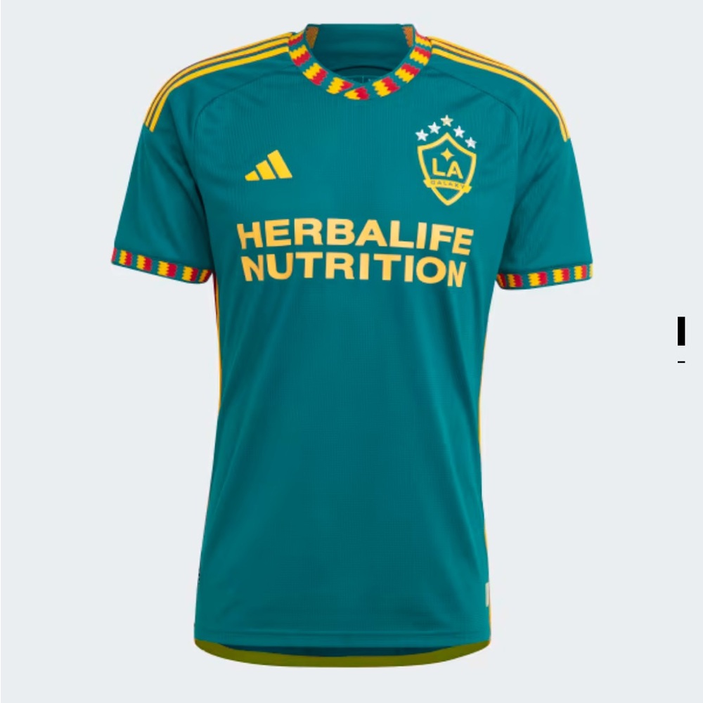 NWT Adidas Men’s LA Galaxy 23/24 Away Authentic Jersey
